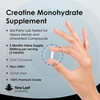 New Leaf Creatine Monohydrate Tablets